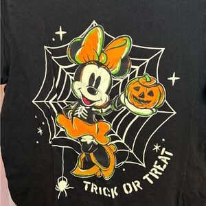 Old Navy Black Halloween Tee with Orange Accents
